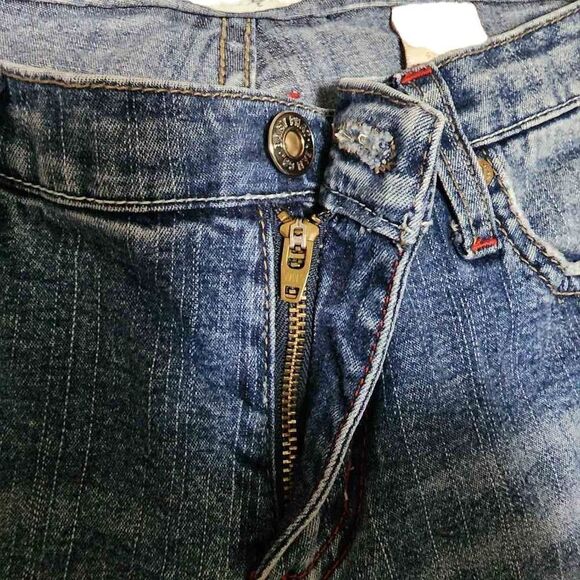 Baby Phat Y2K Size 9 Bootcut Light Wash Low Rise Jeans - Picture 5 of 15